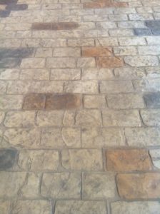 Cobblestone Stamped Concrete Texture